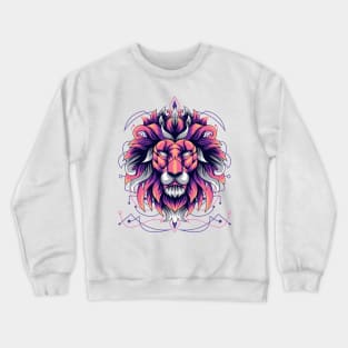 lion head front Crewneck Sweatshirt